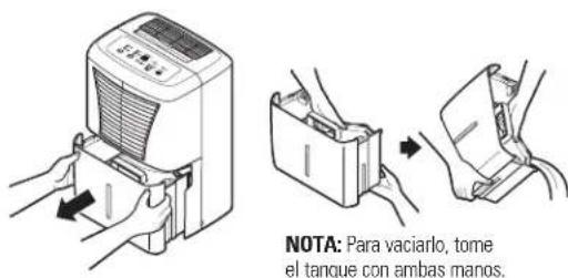 GE ADEW65LP - como desecar el agua acumulada - 1
