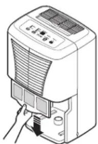 GE AHR30LM - Pour nettoyer le filtré : - 1