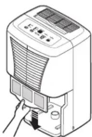 GE AHR30LM - Para retirarlo: - 1