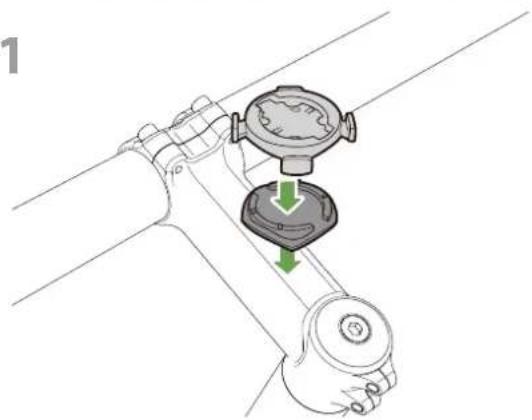Bryton Rider 750 - Utilisation du support pour sport pour fixer le Rider - 1