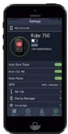 Bryton Rider 750 - Synchronisation via BLE - 7