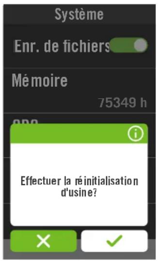 Bryton Rider 750 - Réinitialisation des données - 1