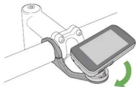 Bryton Rider 750 - Utilisation du support F-Mount pour fixer le Rider (optionnel) - 3