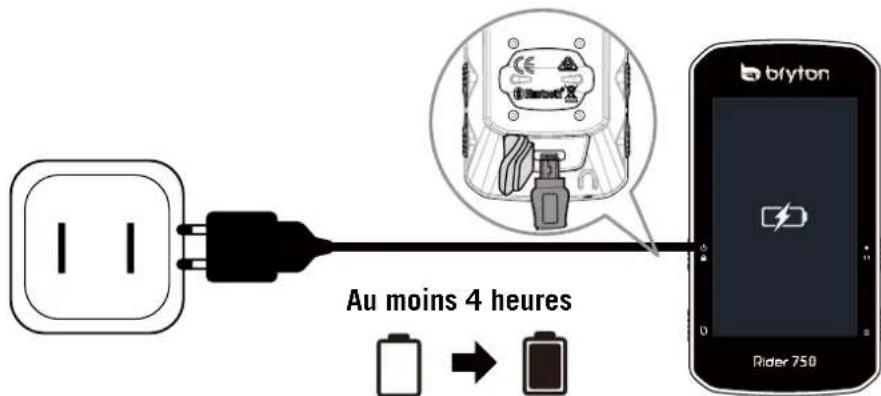 Bryton Rider 750 - Étape 1 : Recharger votre Rider 750 - 1