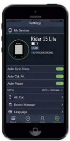 Bryton Rider 15 neo - Synchronisation via BLE - 6