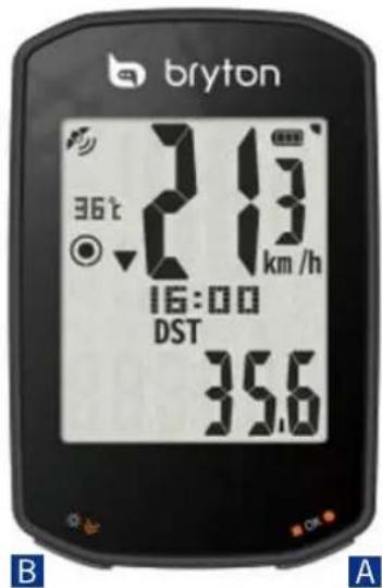 Bryton Rider 15 neo - Fonctions principales de Rider 15 neo - 2