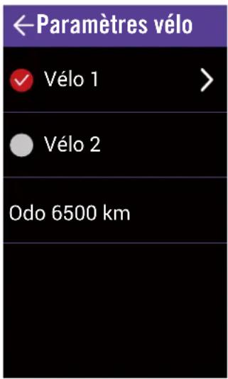 Bryton Rider 860 - Paramètres vélo - 1