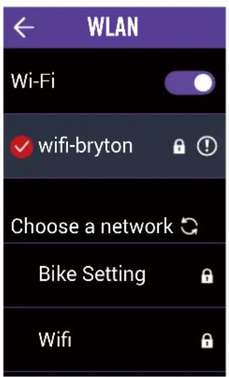 Bryton Rider 860 - Réseau local sans fil (WLAN) - 1