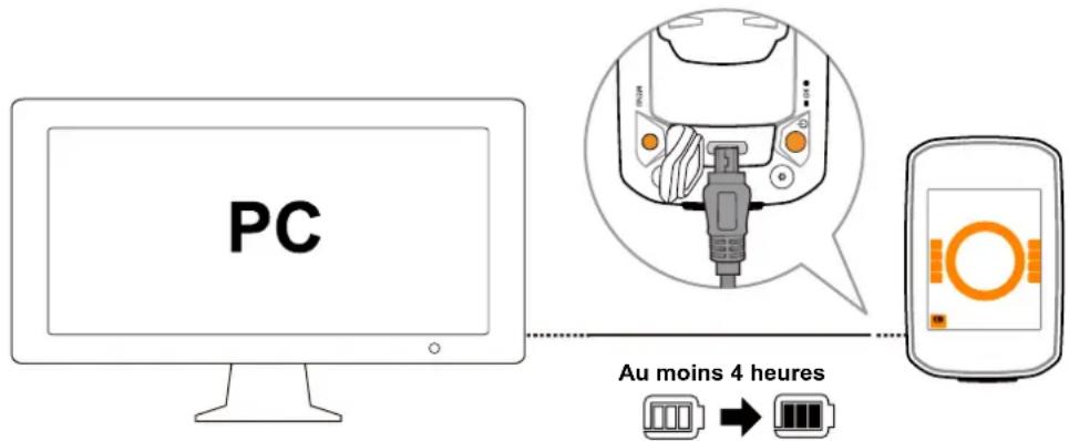 Bryton Rider 860 - Étape 1 : Recharger votre Rider 860 - 1