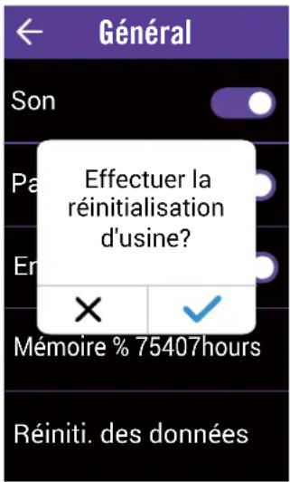 Bryton Rider 860 - Réinitialisation des données - 1