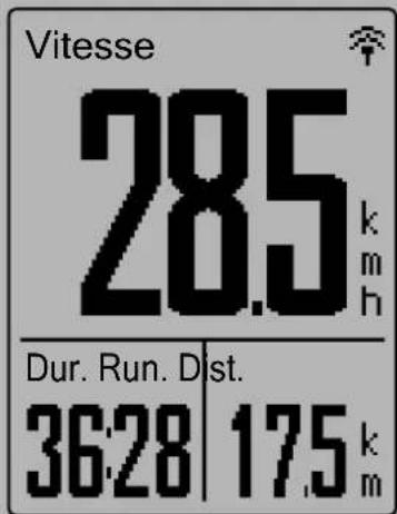 Bryton Rider 320 - Affichage du compteur - 4