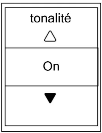 Bryton Rider 320 - Tonalité des touches - 1