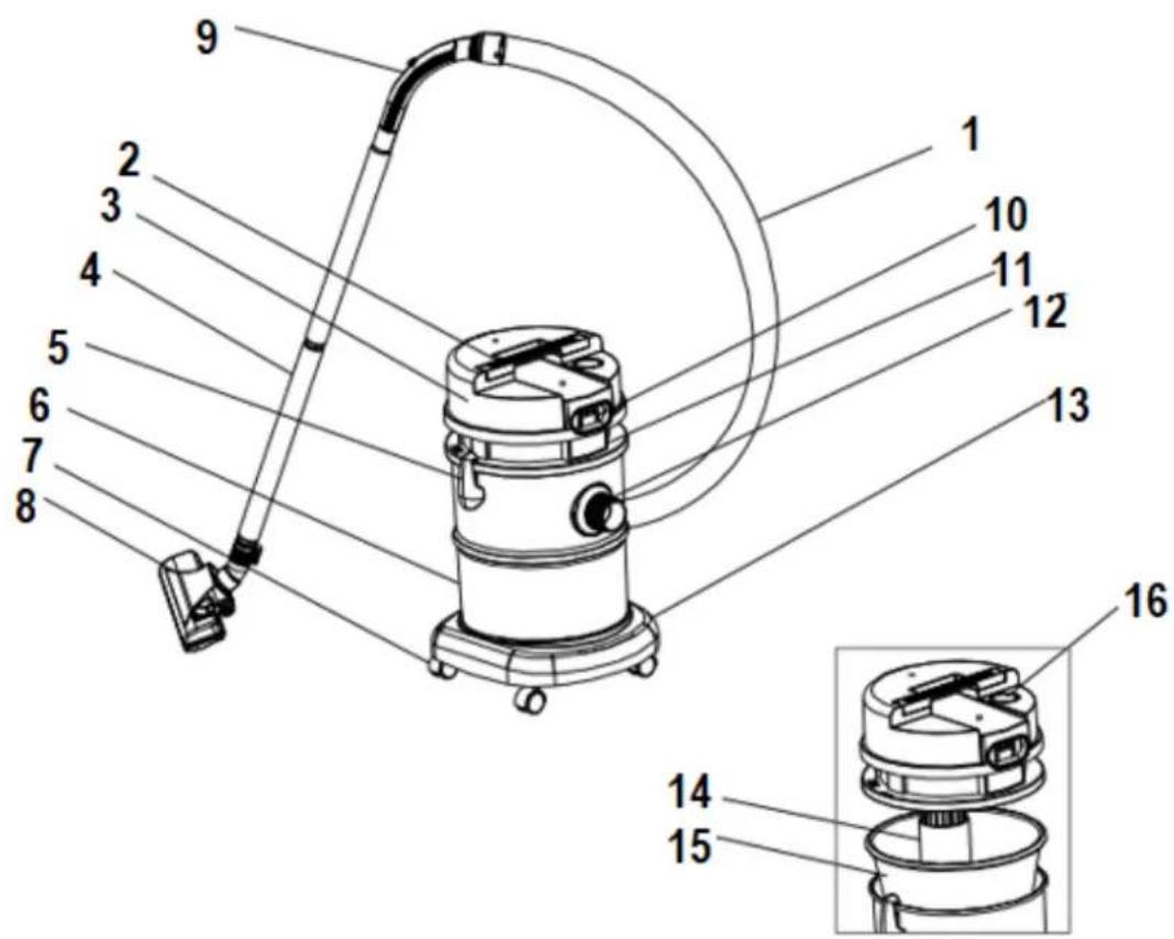 H.KOENIG TC120 - APPEARANCE AND PART NAME - 1
