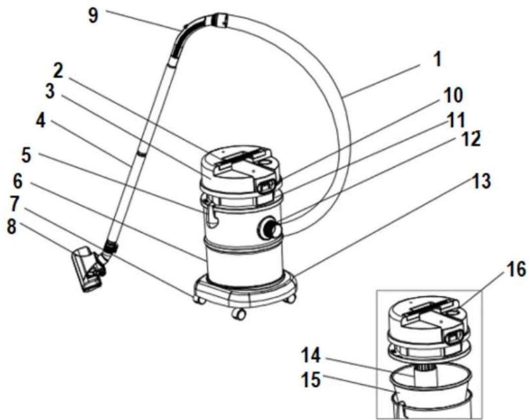 H.KOENIG TC120 - APPEARANCE AND PART NAME - 1