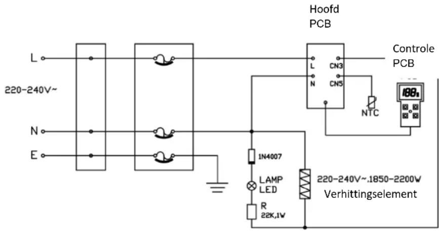 H.KOENIG BOE52 - SCHEMATISCH CIRCUIT DIAGRAM - 1