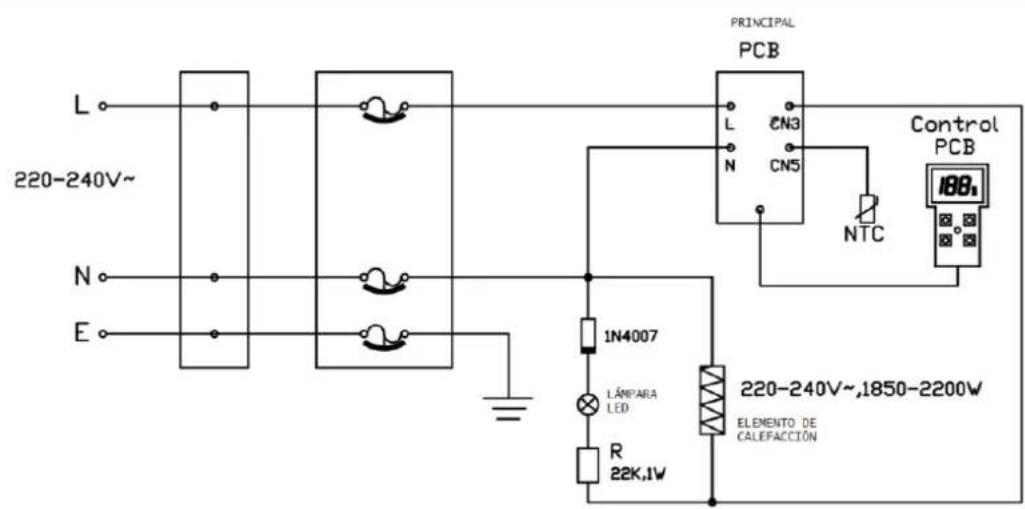 H.KOENIG BOE52 - DIAGRAMA ESQUEMÁTICO DE CIRCUito - 1
