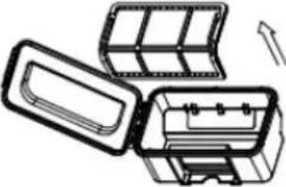 H.KOENIG SWRC110 - Come pulire il contenitore per la polvere e i filtri - 5