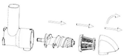 H.KOENIG HSX16 - Cleaning of the juice extractor. - 3