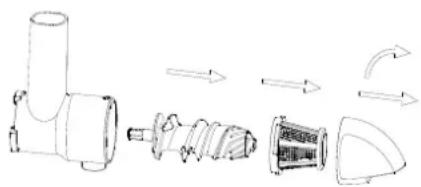 H.KOENIG HSX16 - Limpieza del extractor de zumo - 3