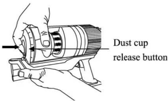 H.KOENIG UPX22 - How to empty the dust cup - 1