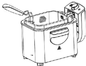 H.KOENIG DFX500 - DEN FRITTIERKORB BEFULLEN&BRATEN - 1
