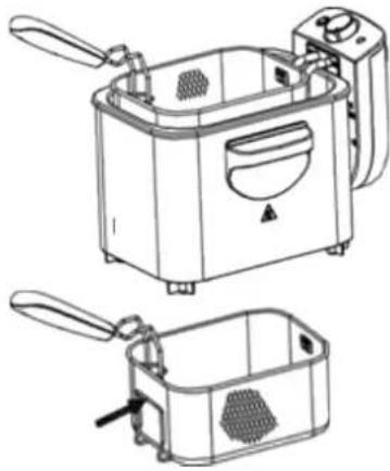 H.KOENIG DFX500 - RIEMPIMENTO DEL CESTELLO FRITTURA E FRITTURA - 1