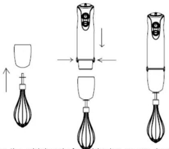 H.KOENIG MIX75 - How to use your whisk - 1