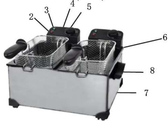 H.KOENIG DFX600 - IDENTIFICAZIONE DELLE PARTI - 2