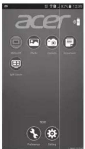 ACER S1388WHN - Acer eDisplayPro: Interface e funcionalidades - 1