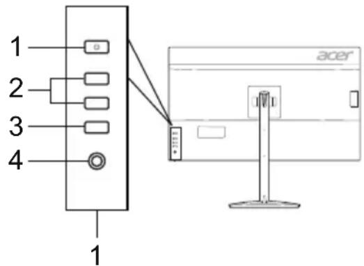 ACER XV322UX - External Controls - 2