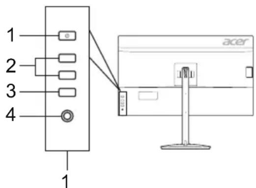 ACER XV322UX - Snabbguide till LCD-skärm fran Acer (QSG) - 1