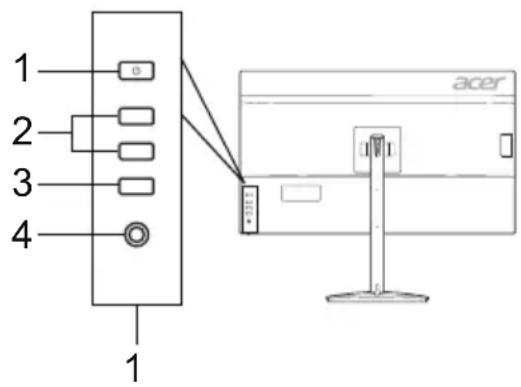 ACER XV322UX - Controlli esterni - 1