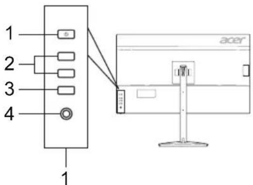 ACER XV322UX - Külső kezelöszervek - 1