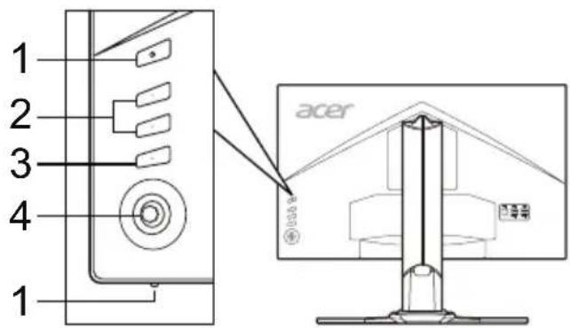 ACER XZ271UA - Füusilised nupud - 1