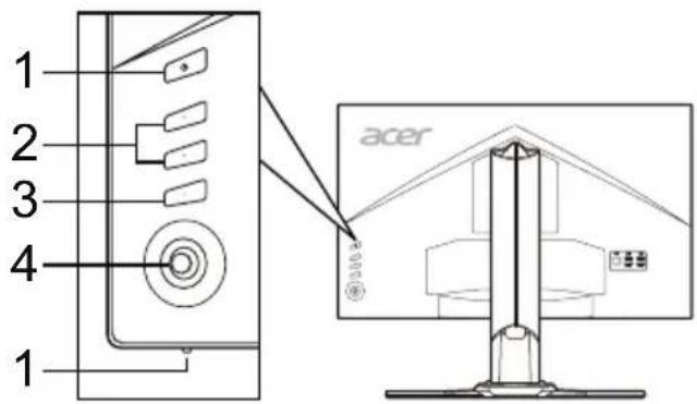 ACER XZ271UA - Externala Kontroller - 1