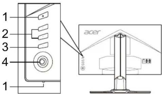 ACER XZ271UA - Ulkoiset ohjauslaitteet - 1