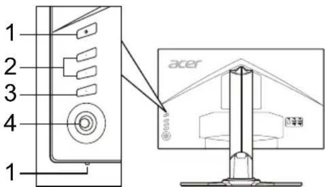 ACER XZ271UA - Vonkajšie ovládače - 1