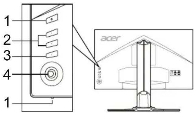 ACER XZ271UA - Controlli esterni - 1