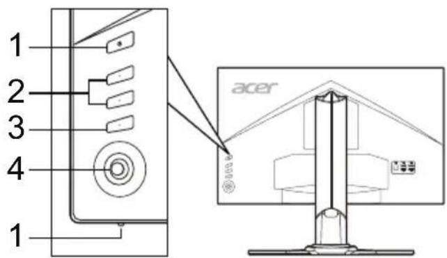 ACER XZ271UA - 外部控制 - 1