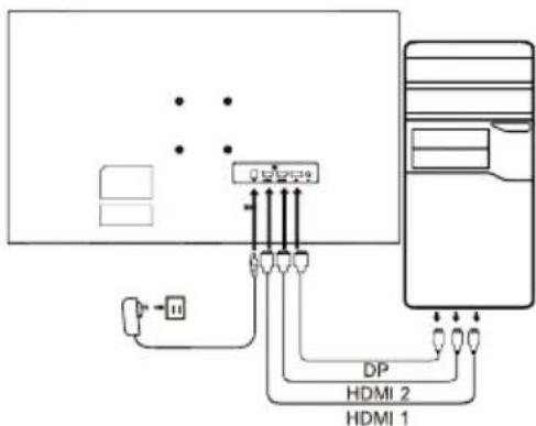 ACER XZ272V - Externe bediening - 2