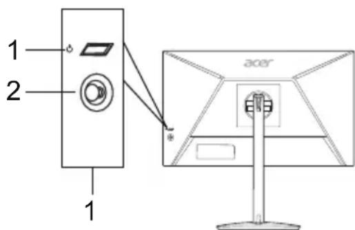 ACER XZ240QP - Arejas vadiklas - 1