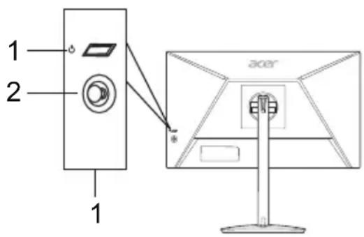 ACER XZ240QP - Externé ovládače - 1