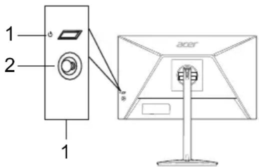 ACER XZ240QP - Harici kontroller - 1