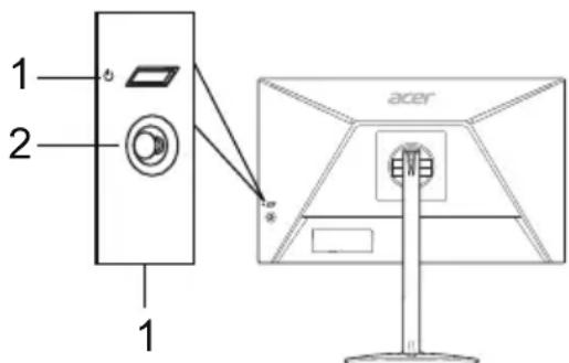 ACER XZ240QP - Externala Kontroller - 1
