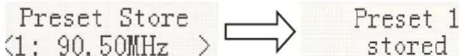THOMSON TH379334 - Preset Recall (Choose the Station): - 1