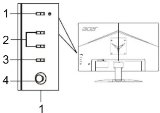 ACER KG272U - Controlli esterni - 2