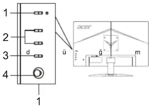ACER KG272U - Harici kontroller - 3