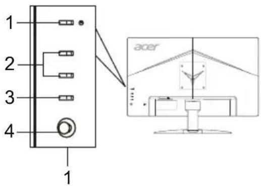 ACER KG272U - 將顯示器連接至電腦 - 2