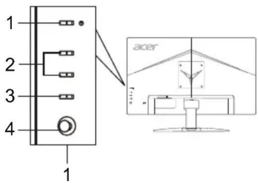 ACER KG272U - Näytön liittäminen tietokoneeseen - 2