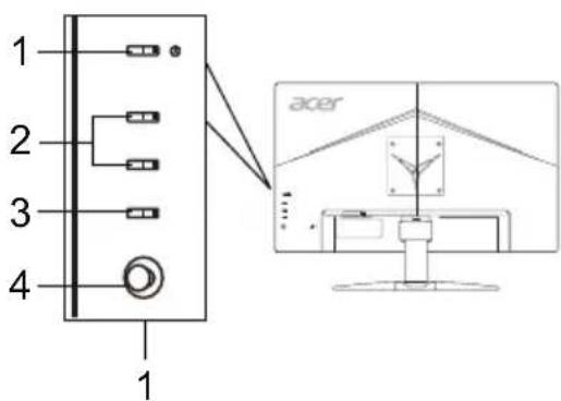 ACER KG272U - 将显示器连接至电脑 - 2